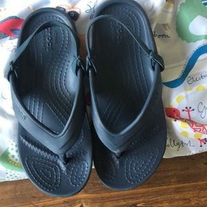 Crocs flip flops